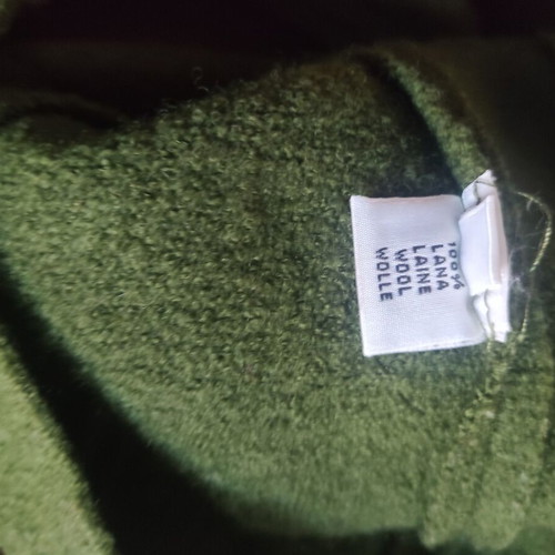 Rossopuro green jacket 100% wool new, size M