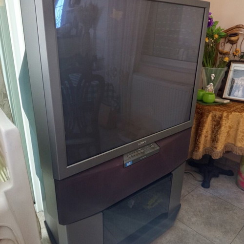 Sony vintage TV with stand