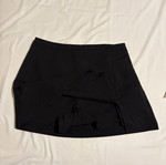 Mini skirt with shorts, black, size S/M
