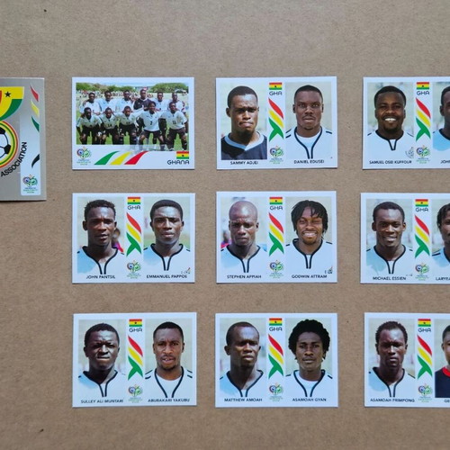 Panini World Cup 2006 Ghana sticker set