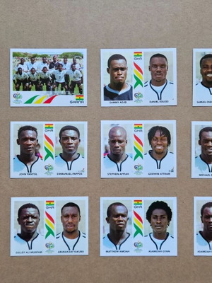 Panini World Cup 2006 Ghana sticker set