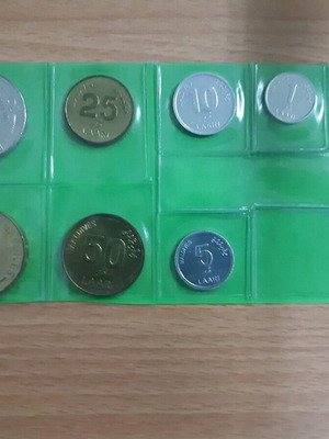 Maldives coins new, set of 7 different