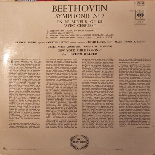 Beethoven Symphony Nr 9 used, classical