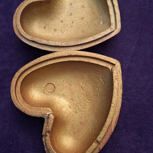 Styrofoam Heart-Shaped Box Decoupage new