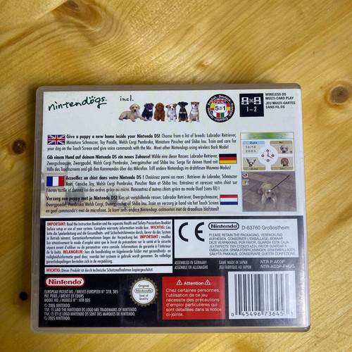 Nintendogs: Labrador & Friends used Nintendo adventure game