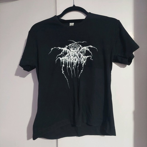 Darkthrone women's t-shirt used, size L, black