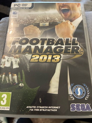 Football Manager 2013 used in very good condition for PC