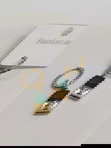 earrings from stainless steel