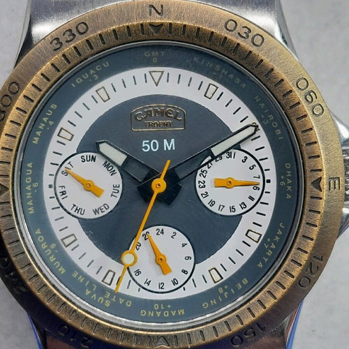 Camel Trophy watch new with green strap
