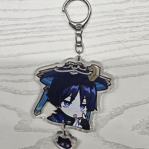 Scaramouche Keychain like new with protective film