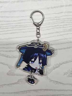 Scaramouche Keychain like new with protective film