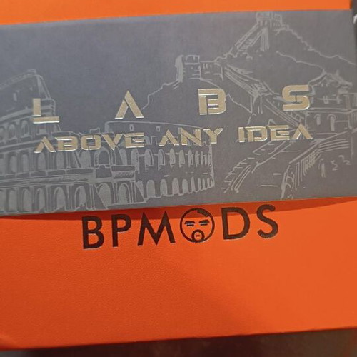 BP Mods Labs MTL RTA SS Silver like new with box and accessories