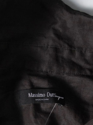 Massimo Dutti flowing ramie shirt size S, dark grey