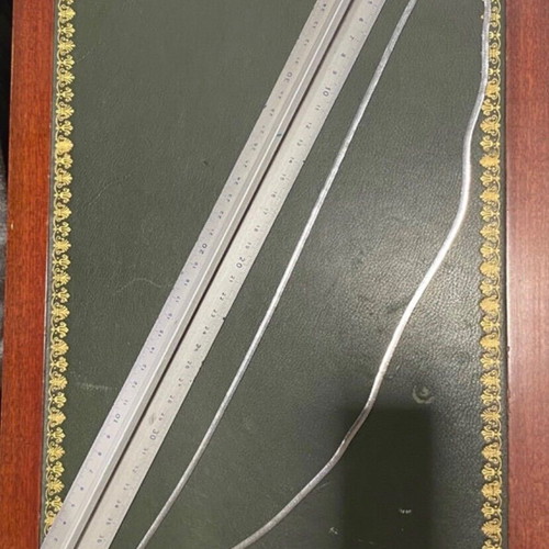 Steel double necklace like new, silver color, modern design