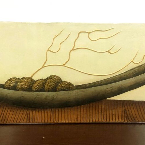 Relief painting 50x150 cm new