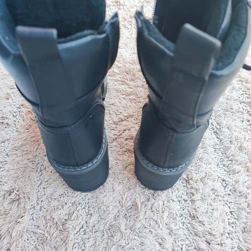 Black ankle boots size 36 like new