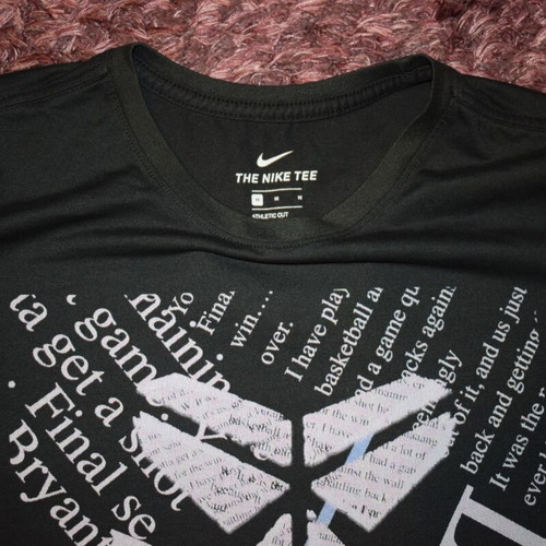 Nike Kobe T-shirt men size M used, black