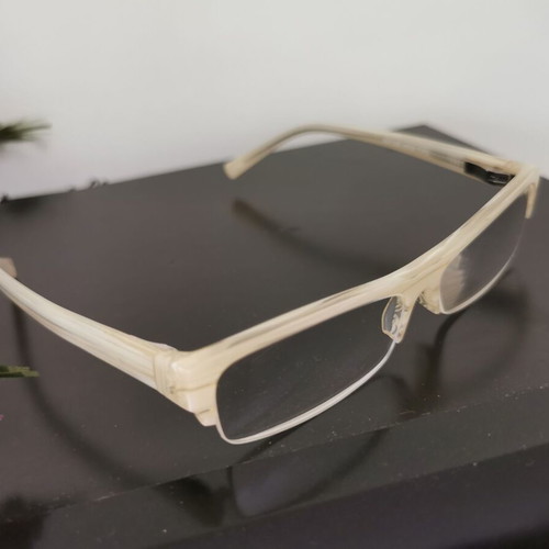 Glasses for diopter new, ecru white color