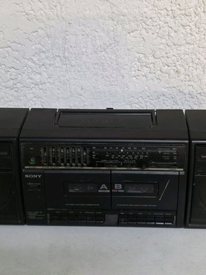 Sony CFS-W410L Boombox μεταχειρισμένο, ραδιόφωνο λειτουργικό, 90s