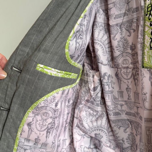 St-Martins Neo Baroque blazer size M, like new, grey