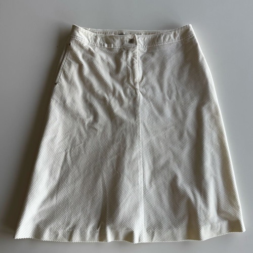 Max Mara white skirt used, size 42
