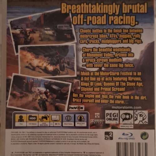Motorstorm PS3 game