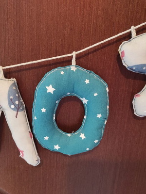 Letters with child's name new for room decoration