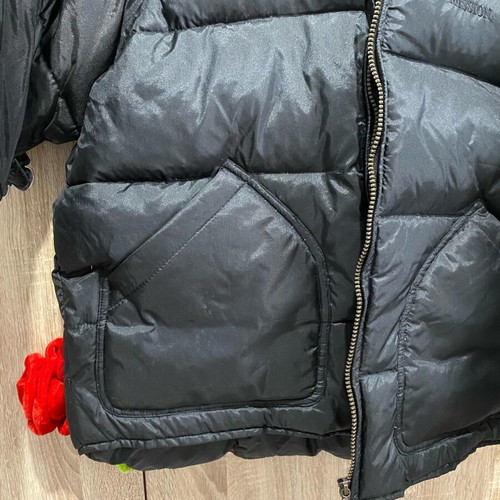 Men's down jacket like new, black, size M