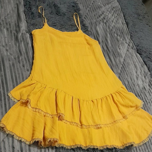 Linen dress Italian size M like new