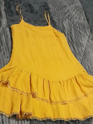 Linen dress Italian size M like new