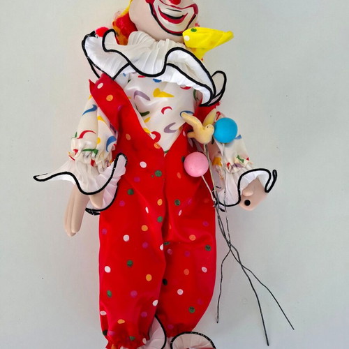 The Heritage Mint collectible clowns like new, set of 2, 40 cm