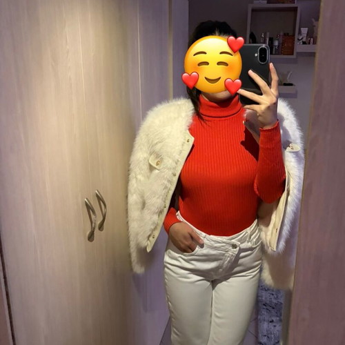 Zara turtleneck red like new, size S