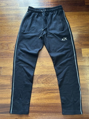 Armani Exchange black joggers, small
