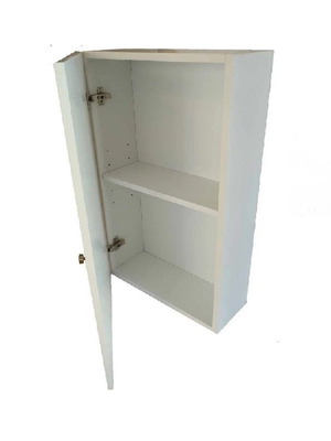 White hanging cabinet new melamine with adjustable shelf