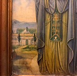  Εικόνα Χριστιανική Ορθόδοξη Εικόνα Αγία Παρασκευή η Μεγαλομάρτυς, Λιθογραφία σε Τζάμι,  21.5 Χ 16 CM