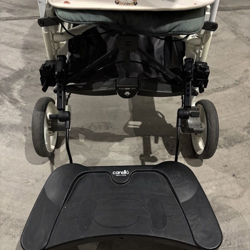 Inglesina Trilogy baby stroller used with footmuff and car seat