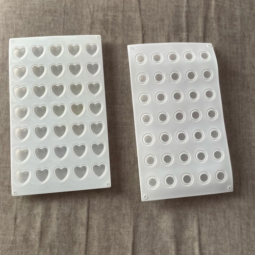 Silicone molds for sweets set of 2, new