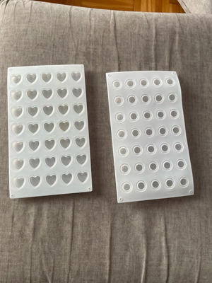 Silicone molds for sweets set of 2, new