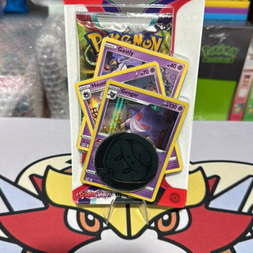 Gengar Holographic Premium Checklane Blister Scarlet & Violet 2023 Booster Pokemon TCG καινούργιο