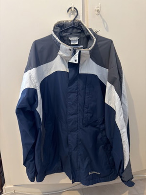Columbia vintage windbreaker μεταχειρισμένο, άσπρο και μπλε, XL