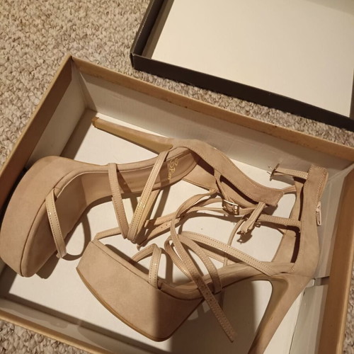 S.Piero women's sandal like new, sugar color, size 38