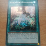 World Legacy Guardragon Continuous Spell Secret Rare μεταχειρισμένη κάρτα