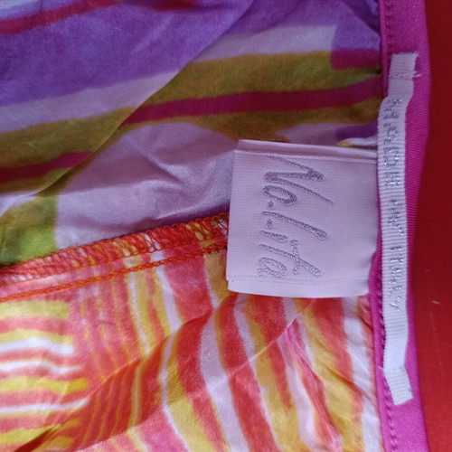 Nolita asymmetrical skirt size M made in Italy like new, multicolor