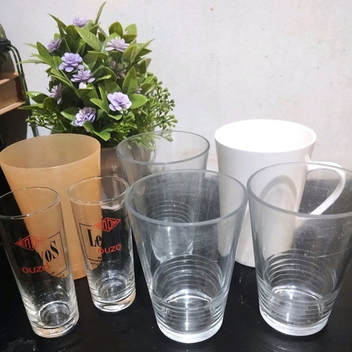 Glasses used, pack of 7 pieces