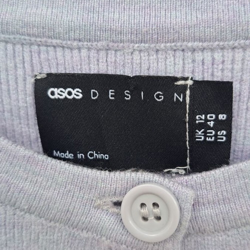 Asos Design women's knitted cardigan light blue like new