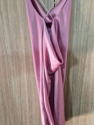 Mini satin dress like new, pink, size S