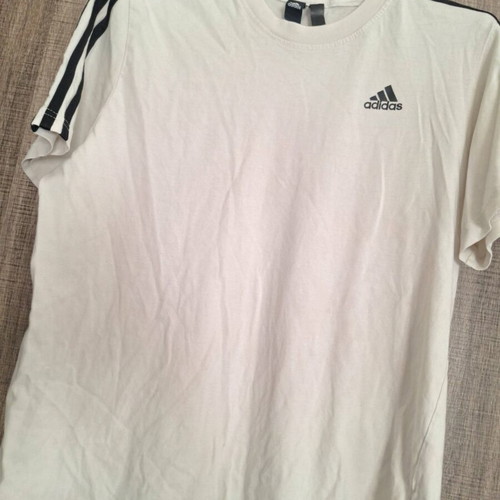 Adidas men's T-shirt, white, size L