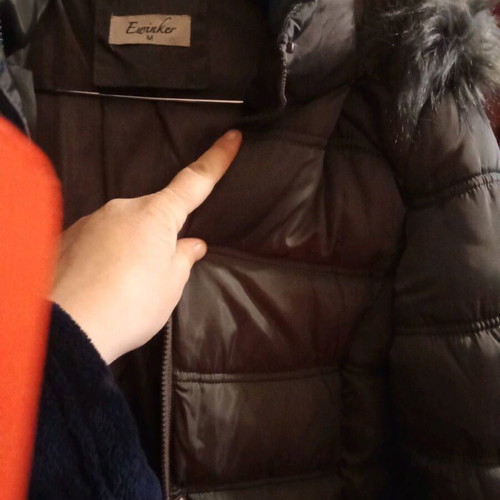 Ewinker jacket with hood like new, size M