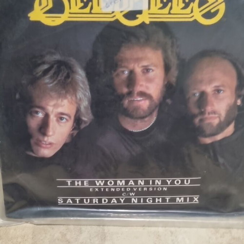 Bee Gees The Woman In You vinyl used
