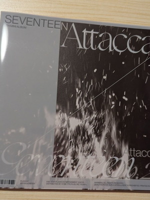 Seventeen Attacca album used, K-Pop